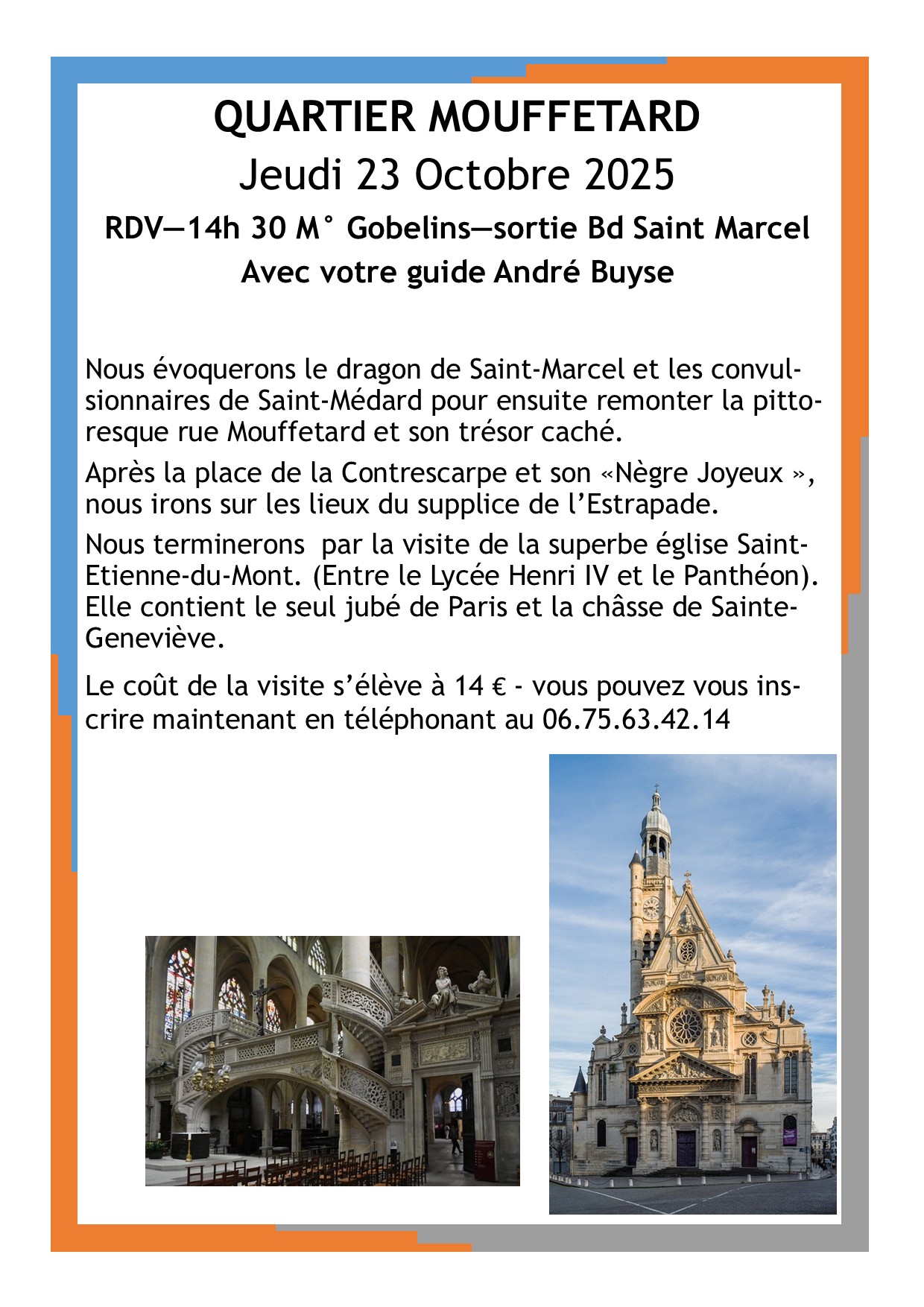 Visite du Quartier Mouffetard